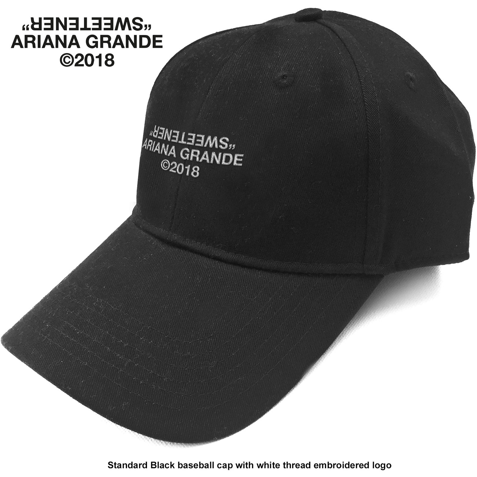 Šiltovka Ariana Grande - Sweetener 2, Unisex,Čierna,Univerzálna