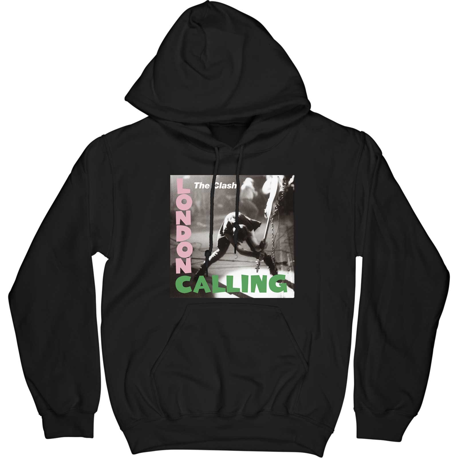 Mikina The Clash - London Calling, Unisex,Čierna,XXL