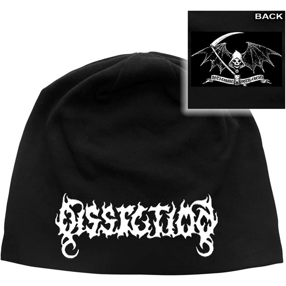 Čapica Dissection - Logo/Reaper, Unisex,Čierna,Univerzálna