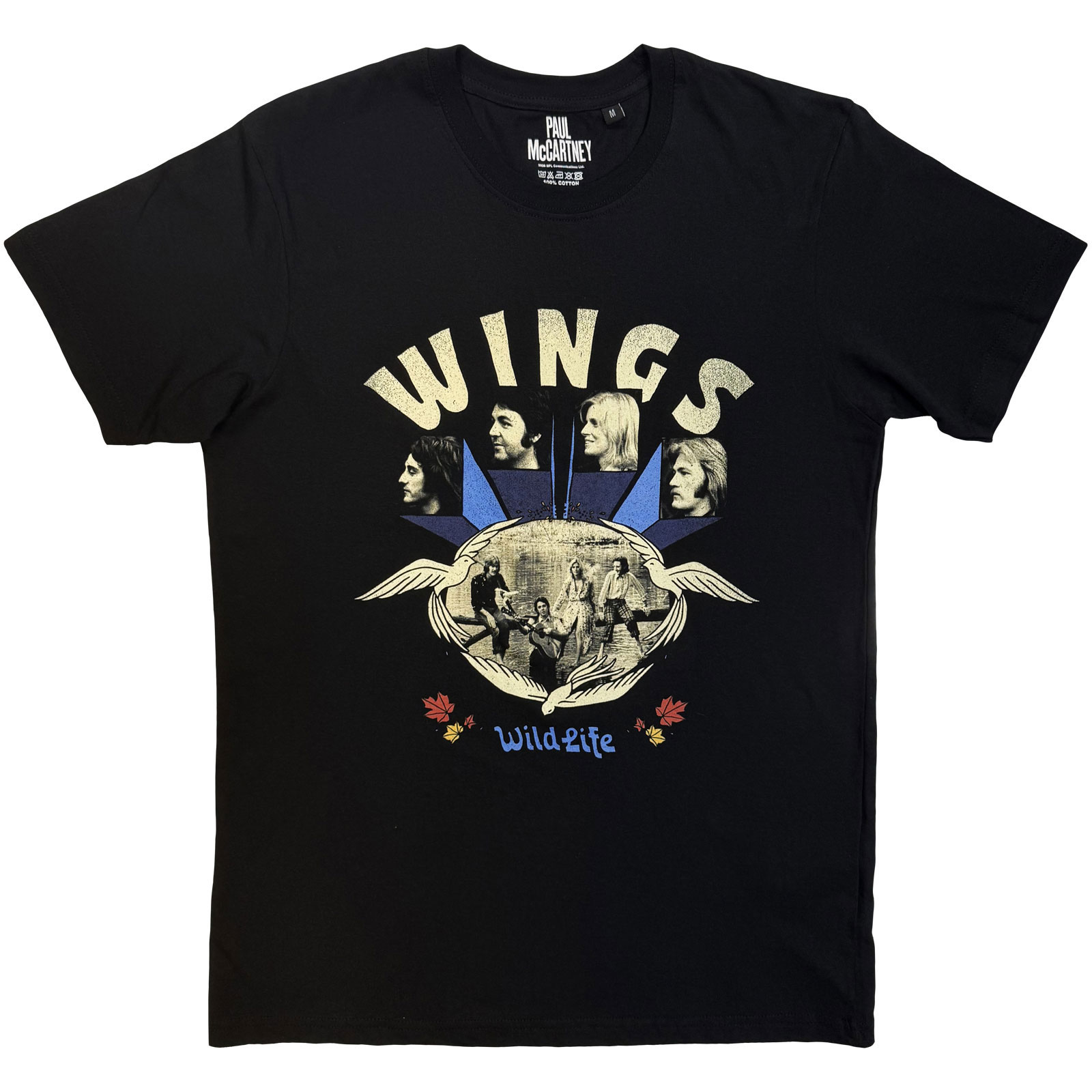 Tričko Paul McCartney - Wildlife, Unisex,Čierna,XXL