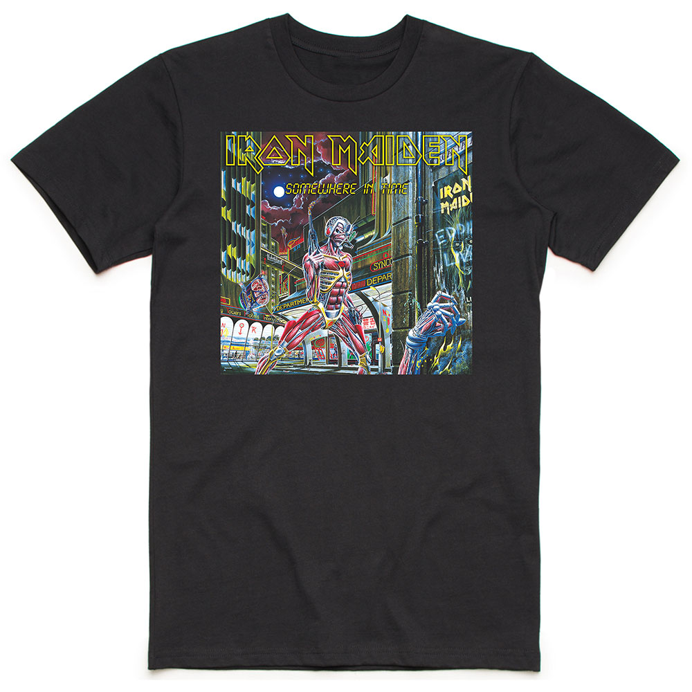 Tričko Iron Maiden - Somewhere in Time Box, Unisex,Čierna,XXL