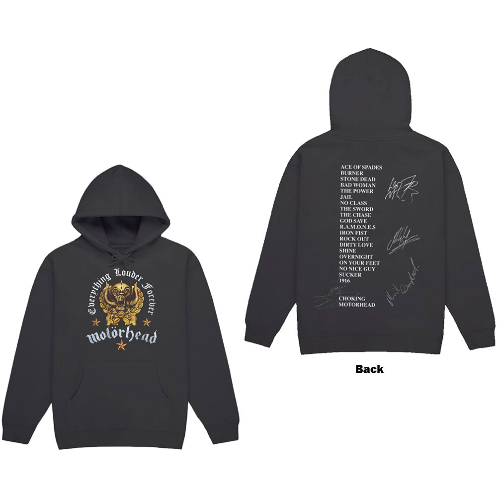 Mikina Motörhead - Everything Louder Forever, Unisex,Šedá,XXL