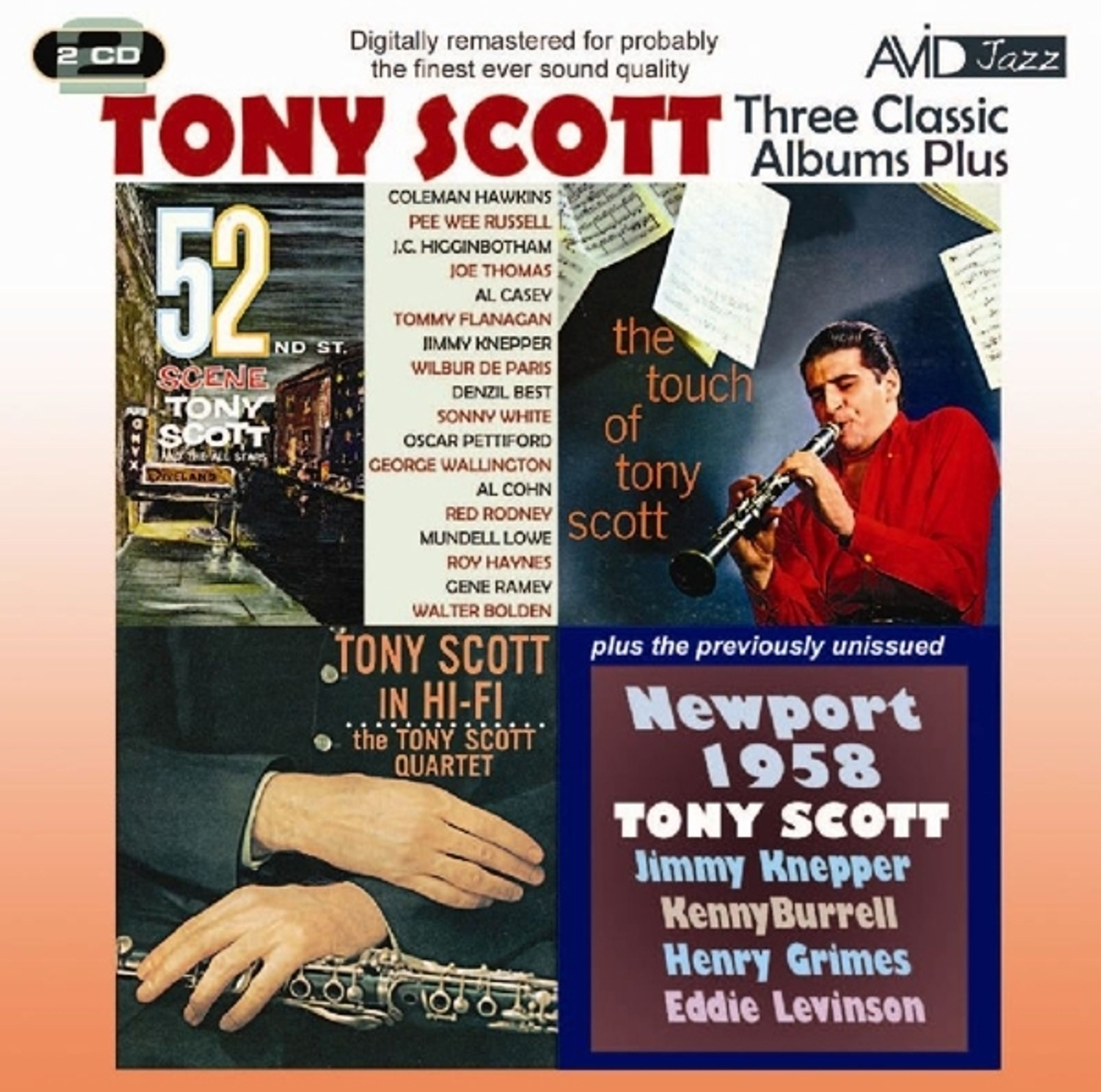 CD Tony Scott - THREE CLASSIC ALBUMS PLUS