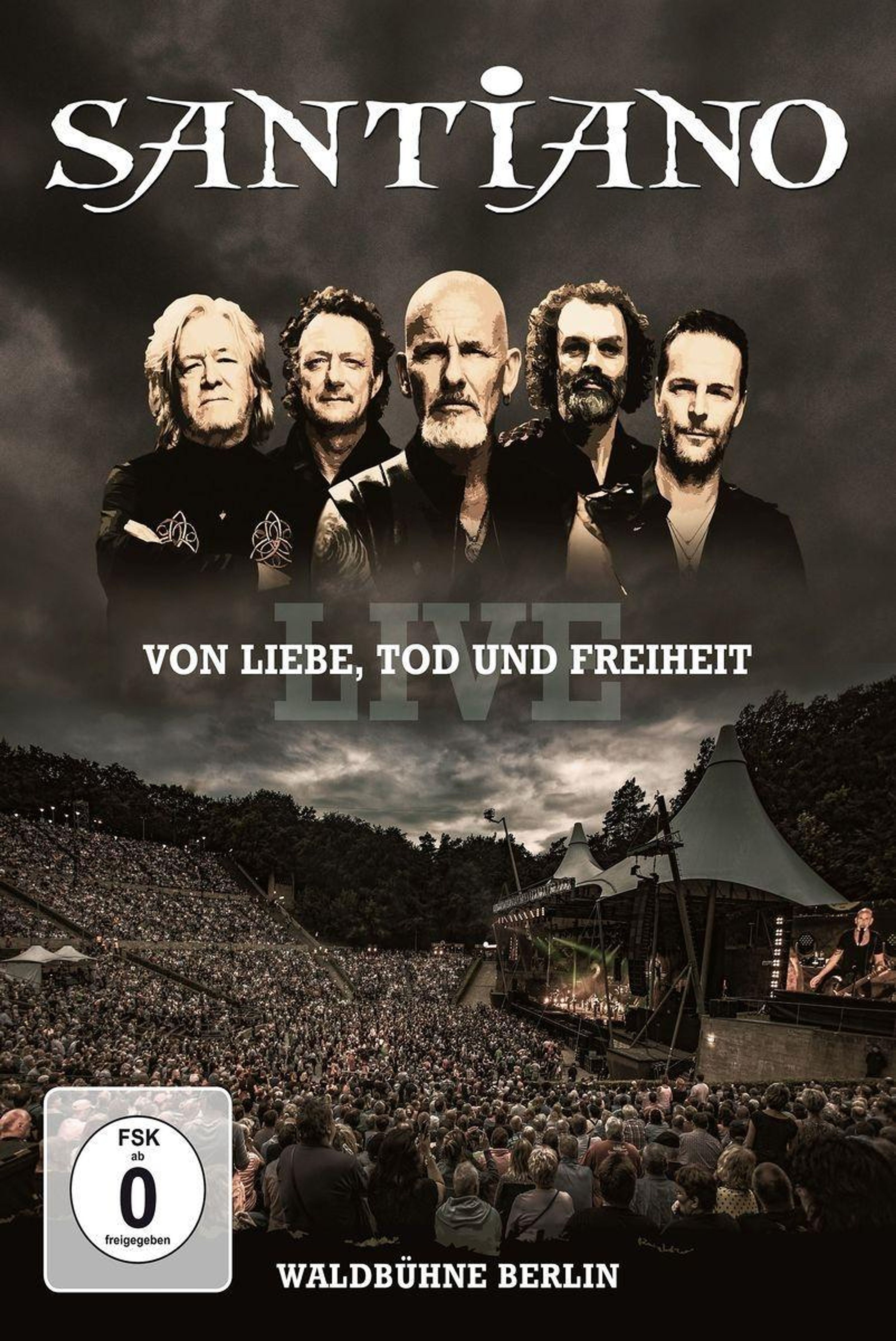 DVD Santiano - VON LIEBE, TOD UND FREIHEIT - LIVE / WALDBUHNE BER