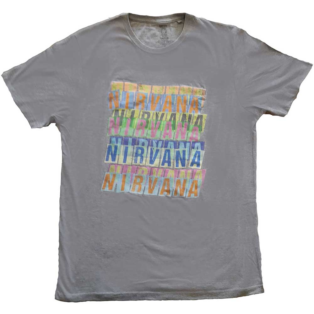 Tričko Nirvana - Repeat, Unisex,Šedá,XXL