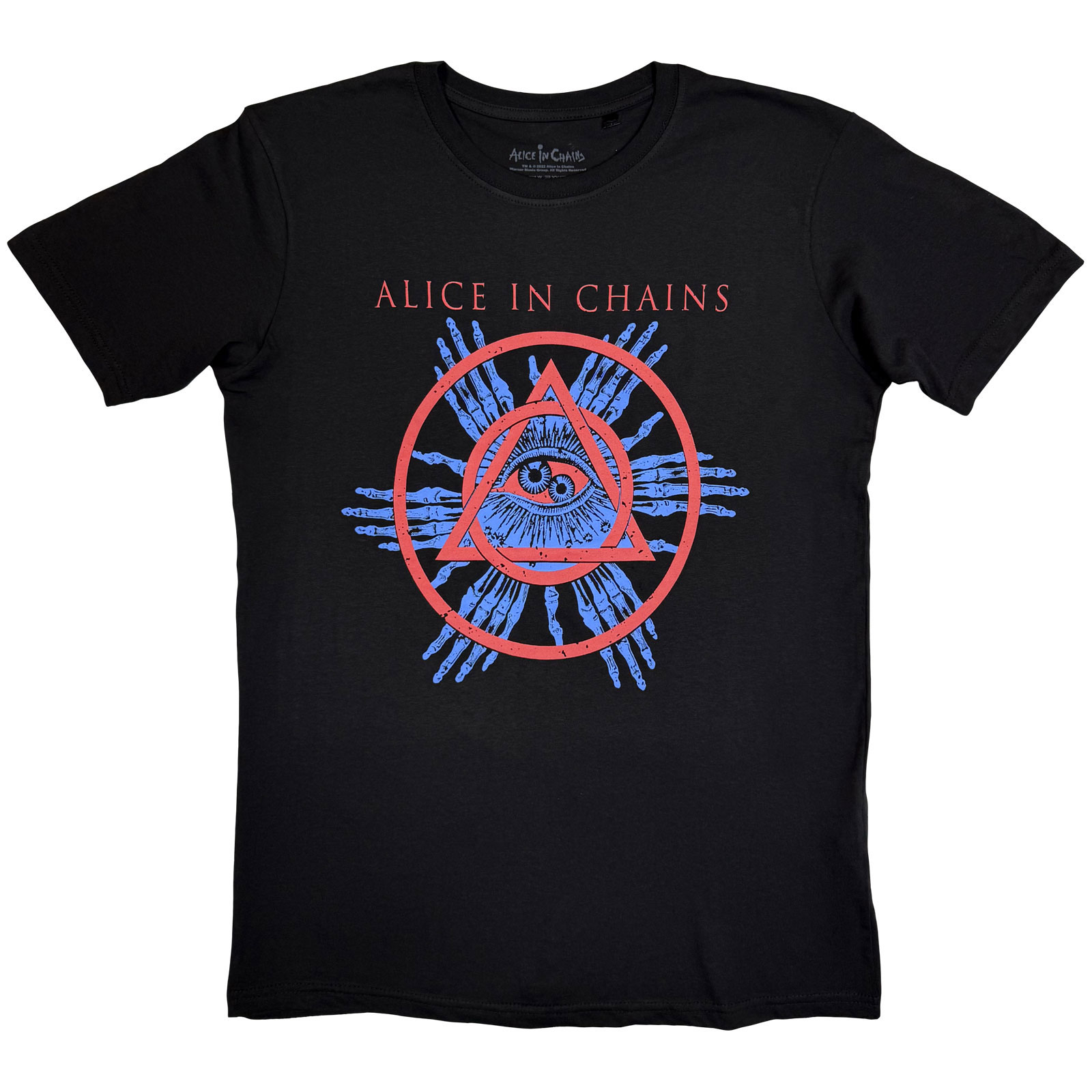 Tričko Alice In Chains - Circle Triangle, Unisex,Čierna,XXL