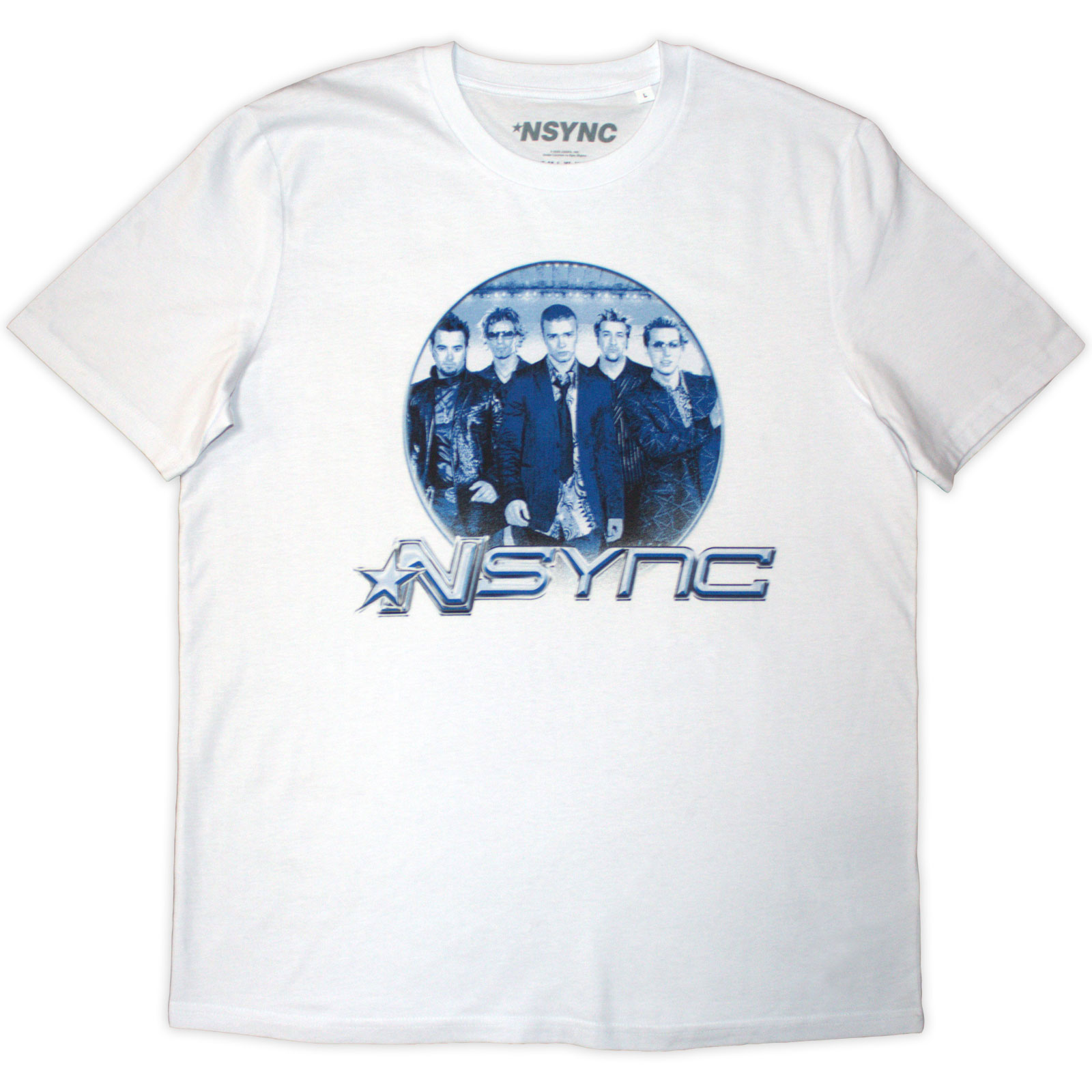 Tričko *NSYNC - Band Circle, Unisex,Biela,XXL