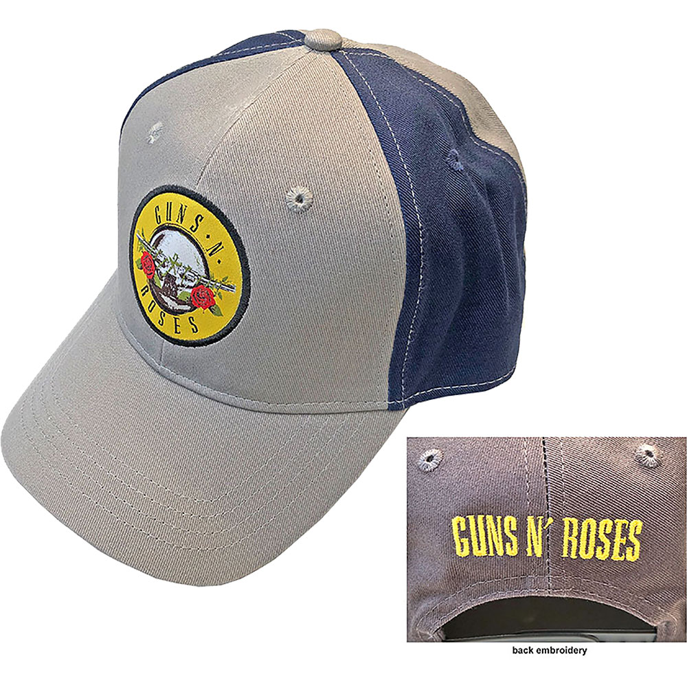 Šiltovka Guns N’ Roses - Circle Logo, Unisex,Modrá,Univerzálna