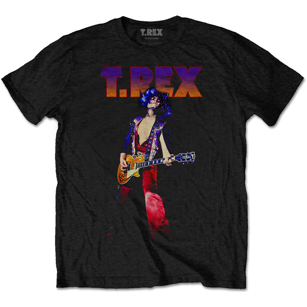 Tričko T. Rex - Rockin', Unisex,Čierna,XXL