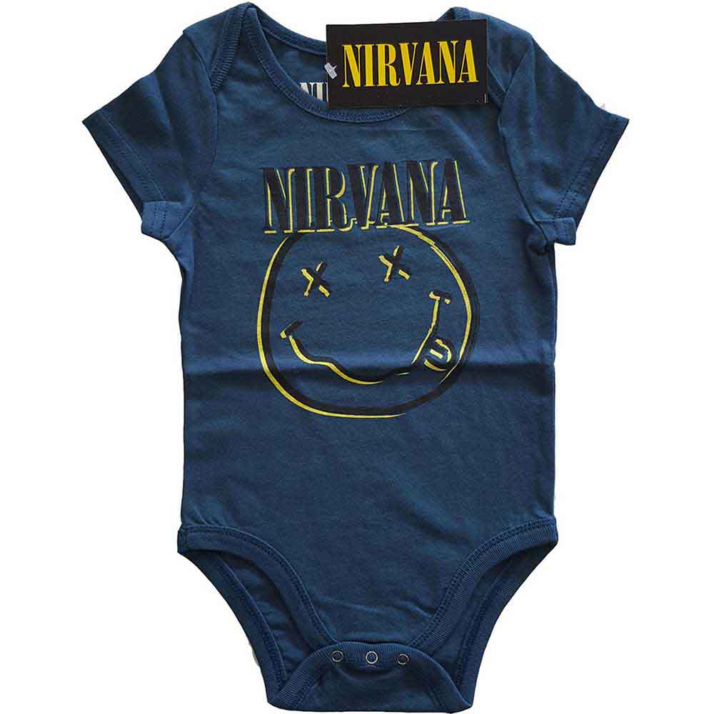 Body Nirvana - Inverse Happy Face, Dieťa,Modrá,9 - 12 mes.