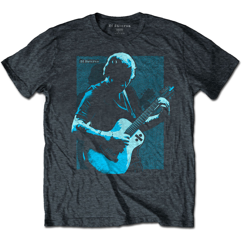 Tričko Ed Sheeran - Chords, Unisex,Modrá,XL