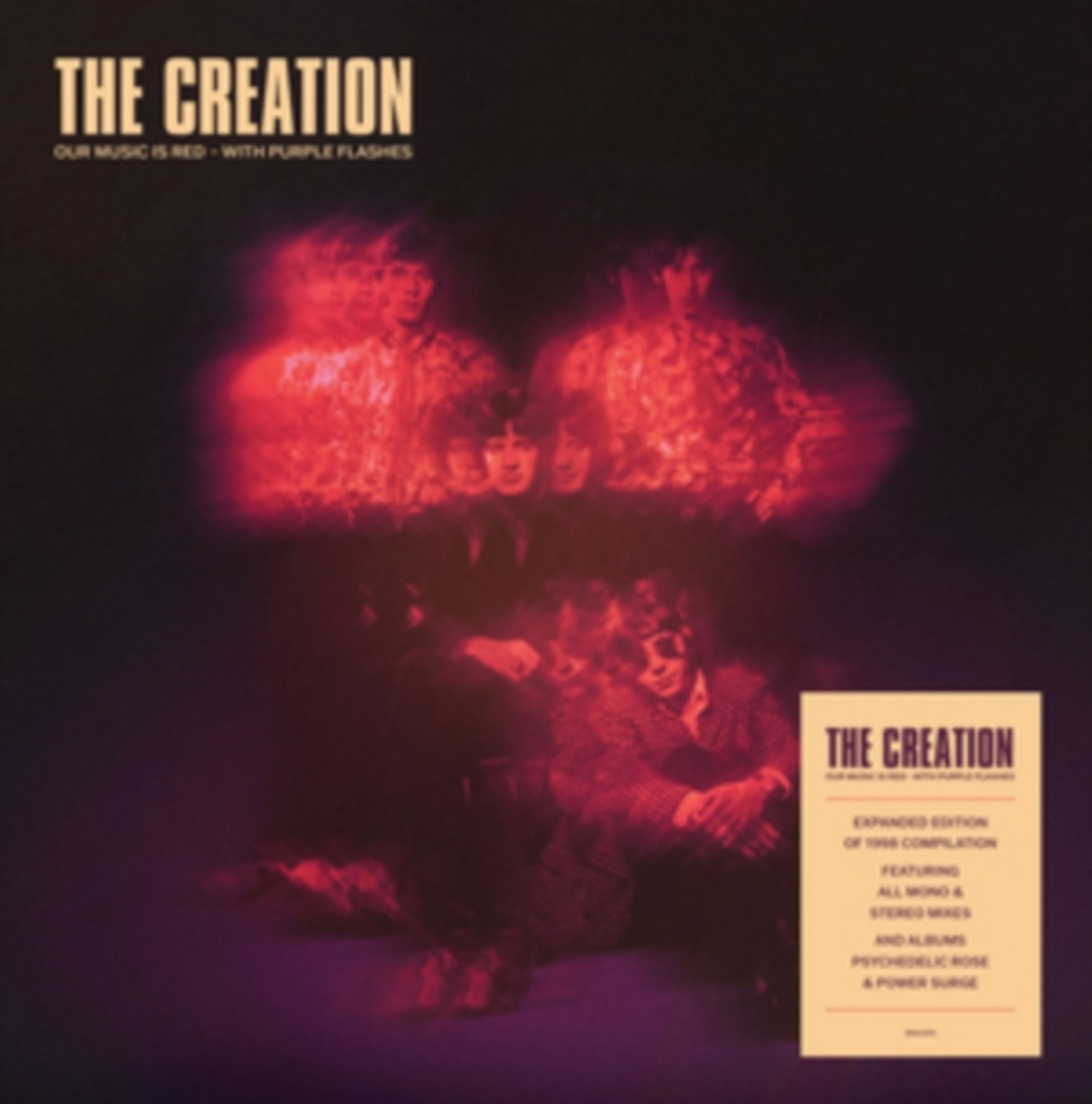 CD The Creation - OUR MUSIC IS RED - WITH PURPLE FLASHES