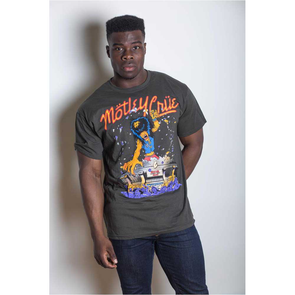 Tričko Motley Crue - Allister King Kong, Unisex,Šedá,XXL