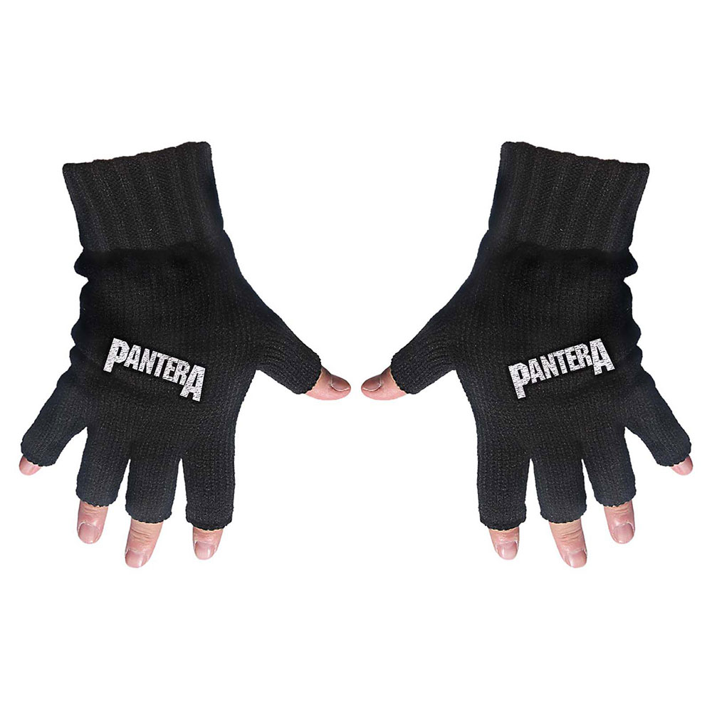 Rukavice Pantera - Logo, Unisex,Univerzálna,Čierna