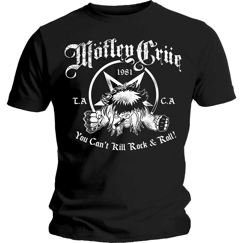 Tričko Motley Crue - You Can't Kill Rock & Roll, Unisex,Čierna,S