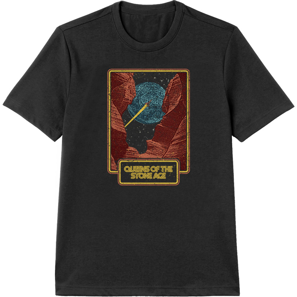 Tričko Queens of the Stone Age - Canyon, Unisex,Čierna,XXL