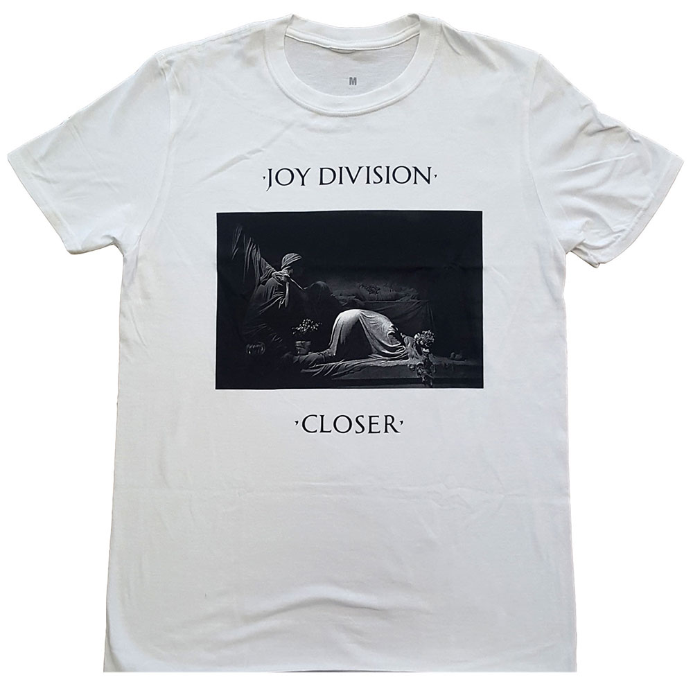 Tričko Joy Division - Classic Closer, Unisex,Biela,XXL