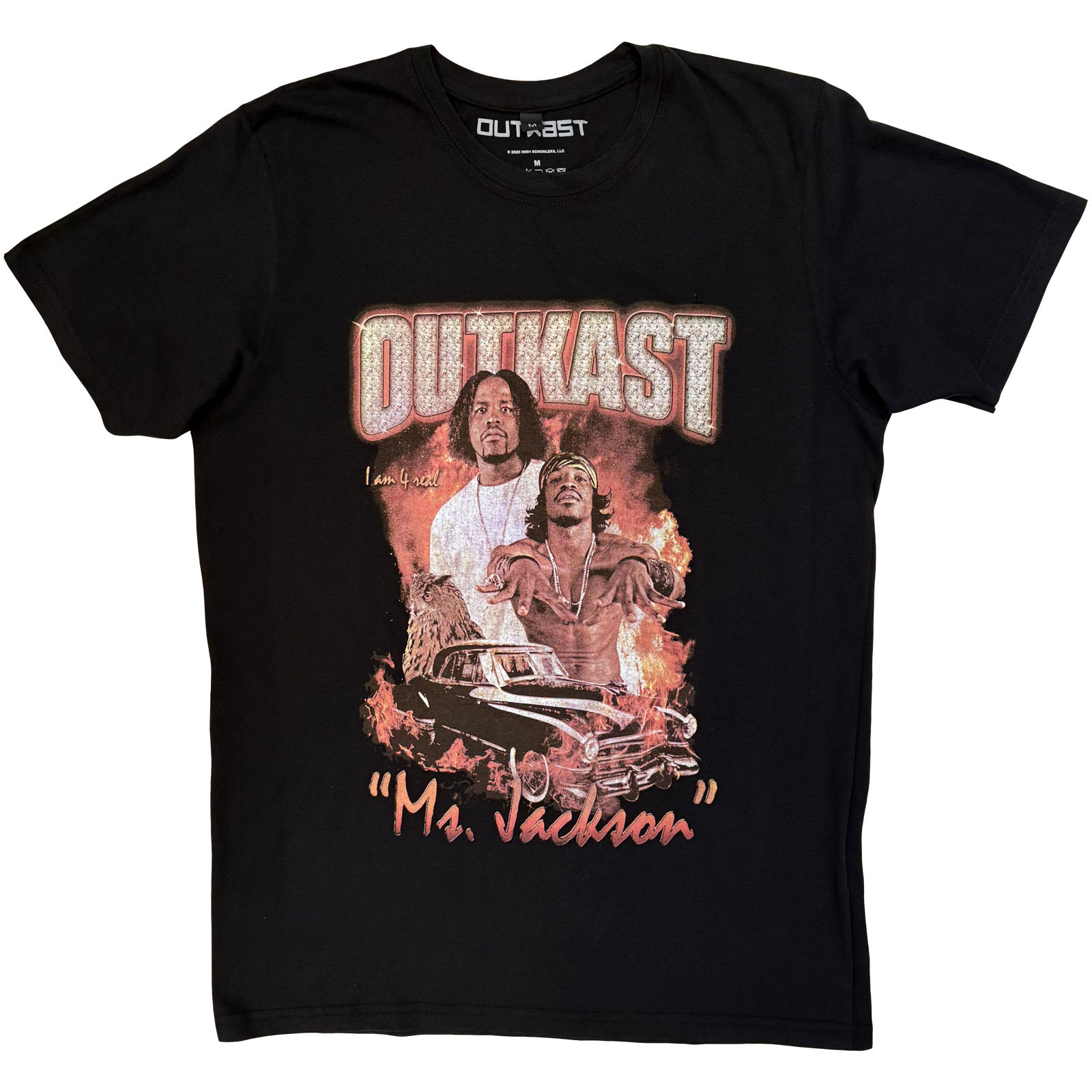 Tričko Outkast - Ms. Jackson, Unisex,Čierna,XXL