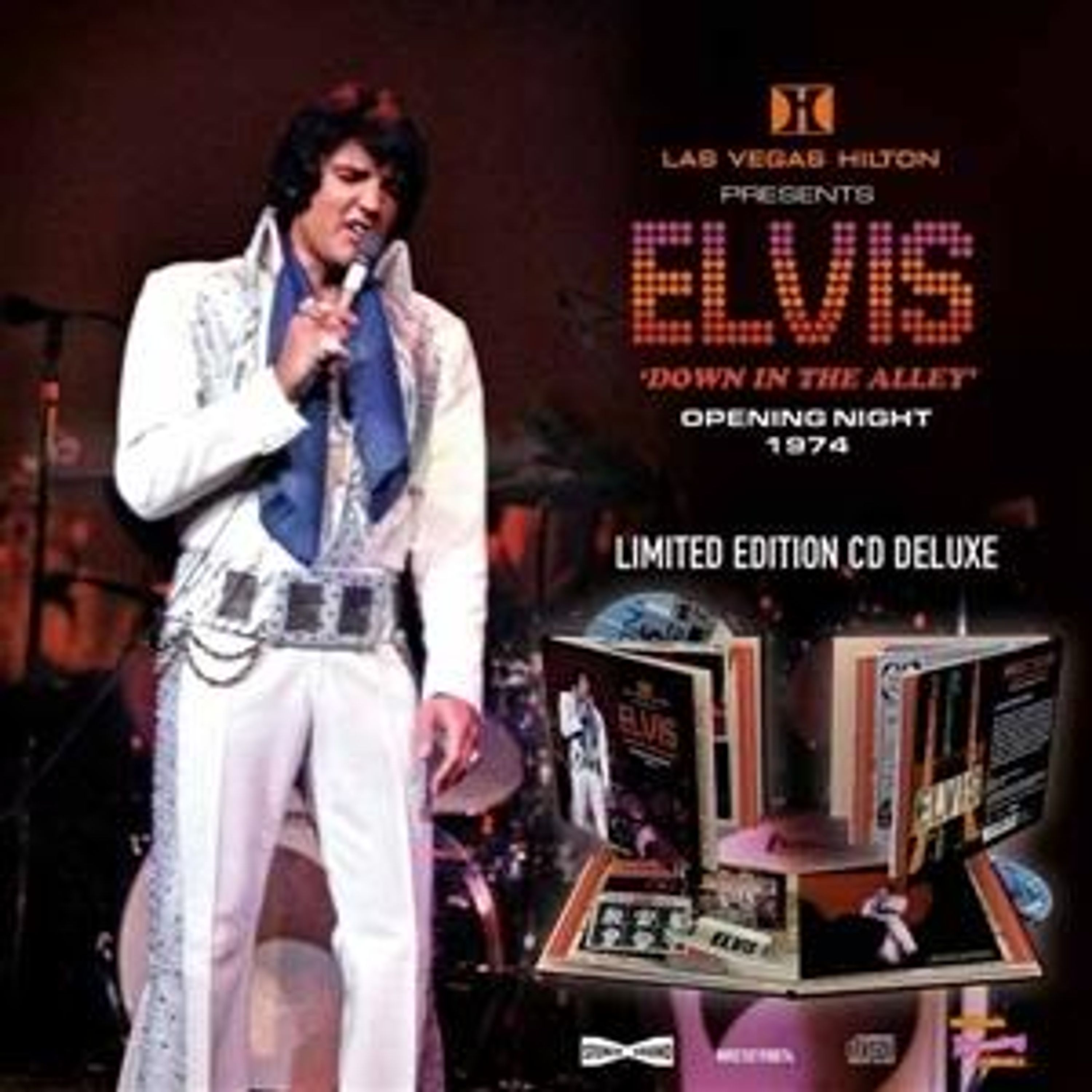 CD Elvis Presley - LAS VEGAS DOWN IN THE ALLEY OPENING NIGHT 1974