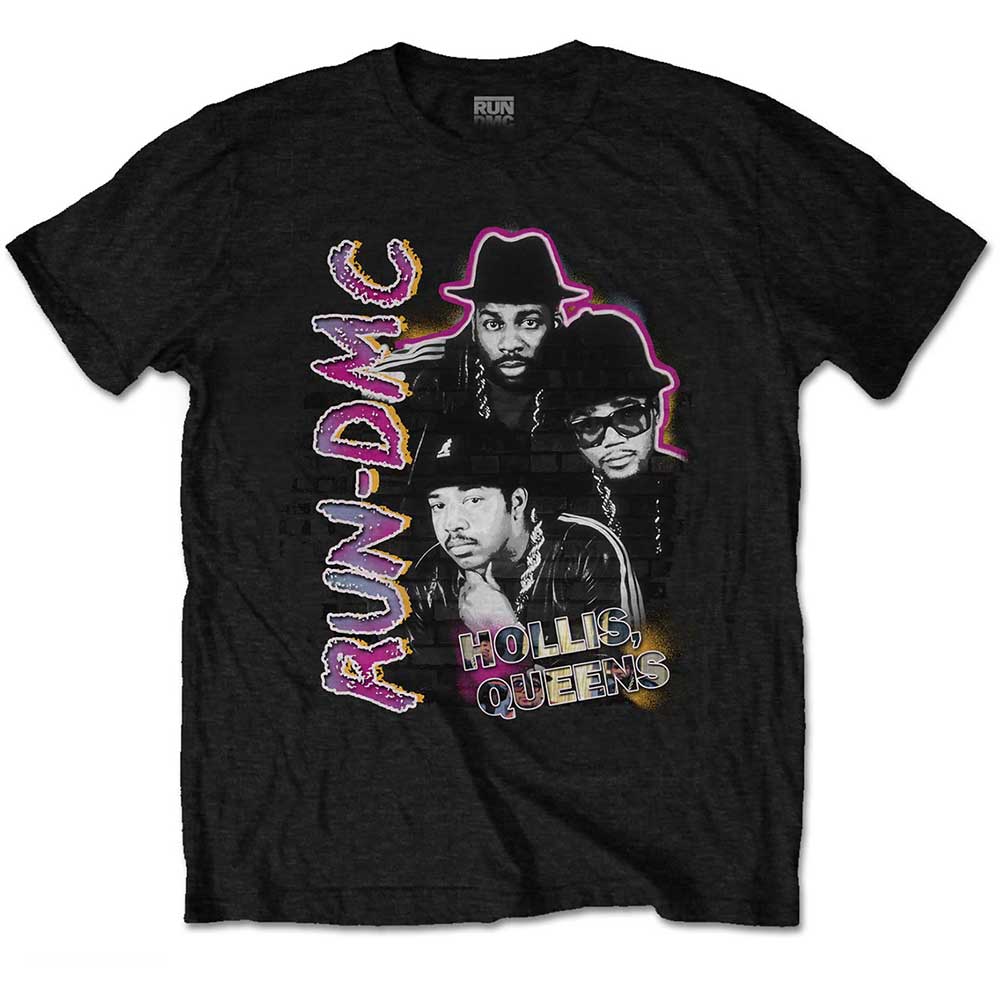 Tričko Run-DMC - Hollis Queens Homage, Unisex,Čierna,XXL