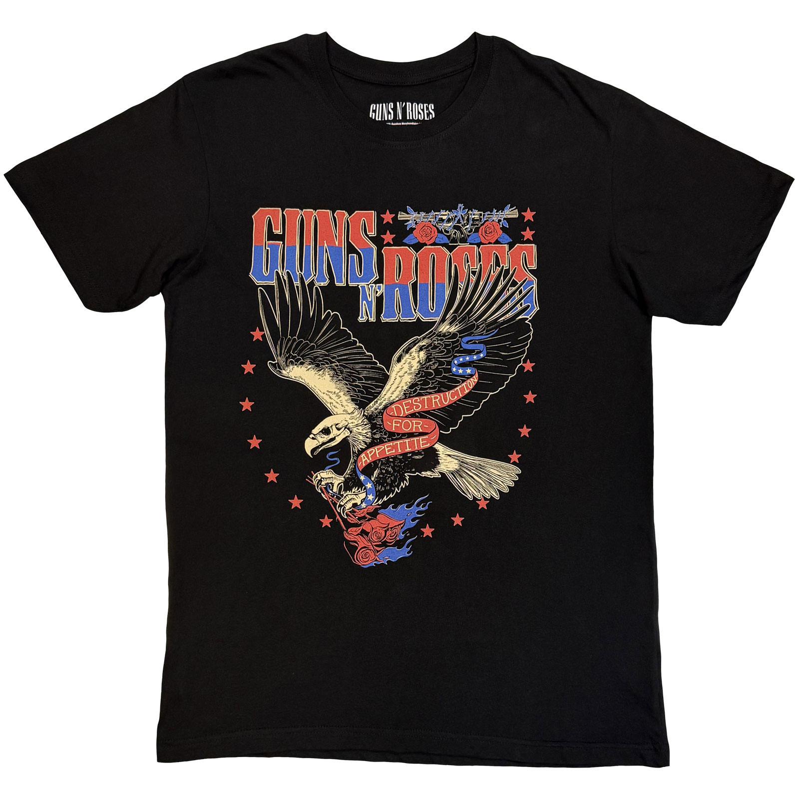 Tričko Guns N’ Roses - Eagle Skull, Unisex,Čierna,XXL