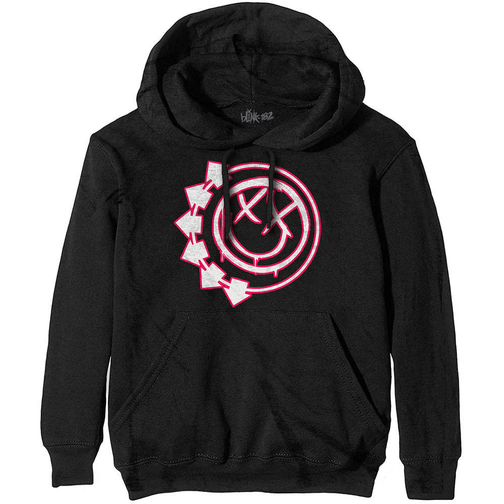 Mikina Blink 182 - Six Arrow Smiley, Unisex,Čierna,XXL
