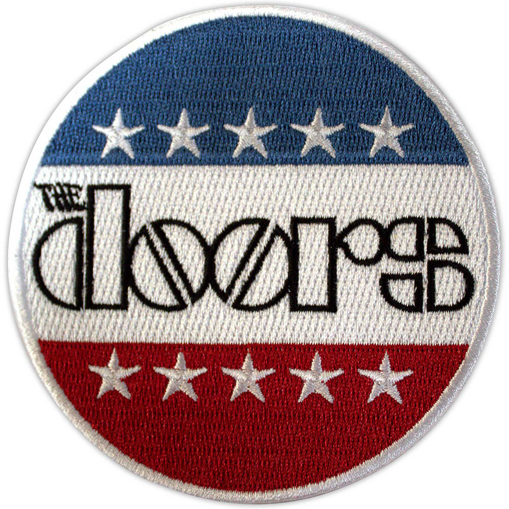 Nažehlovačka The Doors - Logo Stars & Stripes