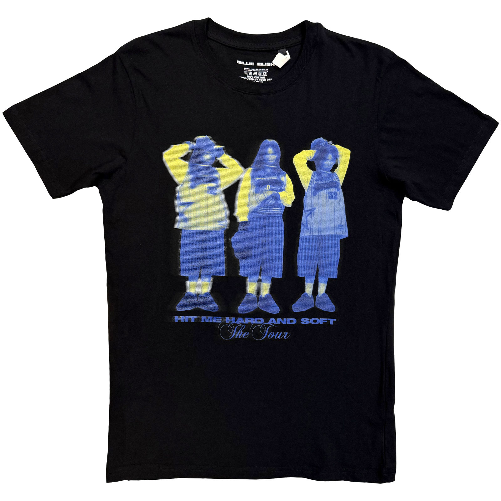 Tričko Billie Eilish - Blurred Stand, Unisex,Čierna,XXL