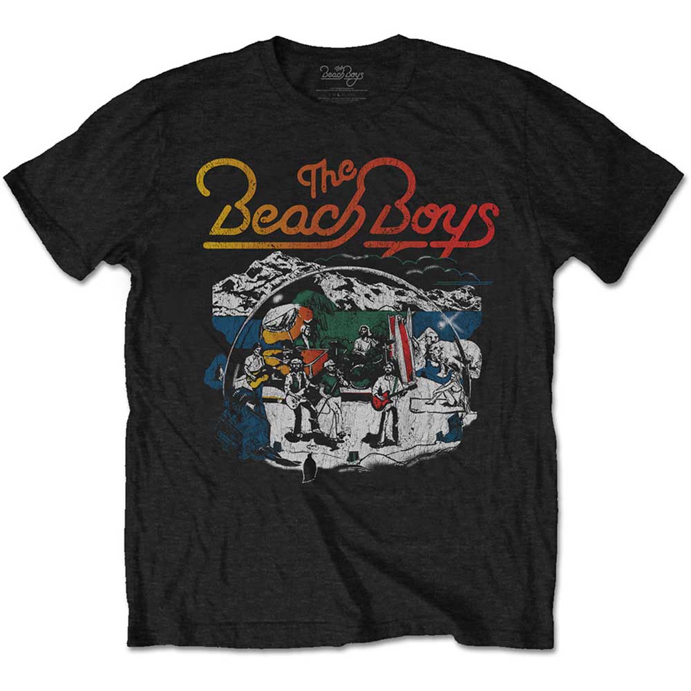Tričko The Beach Boys - Live Drawing, Unisex,Čierna,XXL
