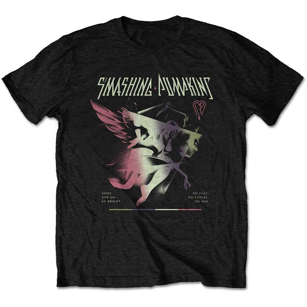 Tričko The Smashing Pumpkins - Shiny, Unisex,Čierna,XXL