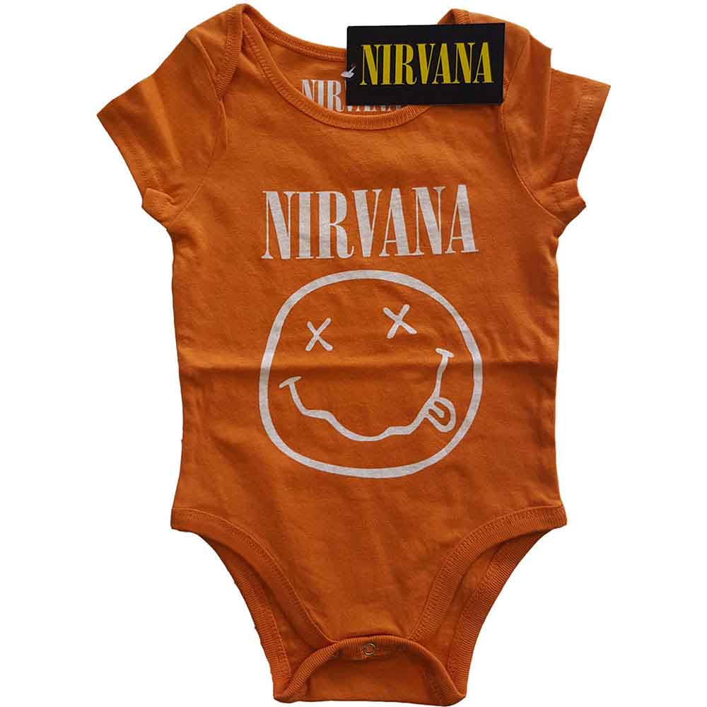 Body Nirvana - White Happy Face, Dieťa,Oranžová,12 - 18 mes.