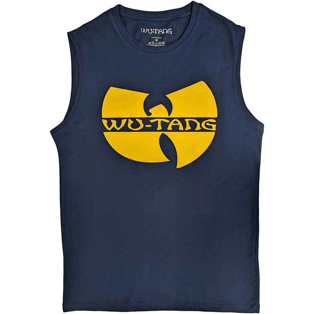 Tielko Wu-Tang Clan - Logo, Unisex,Modrá,XL