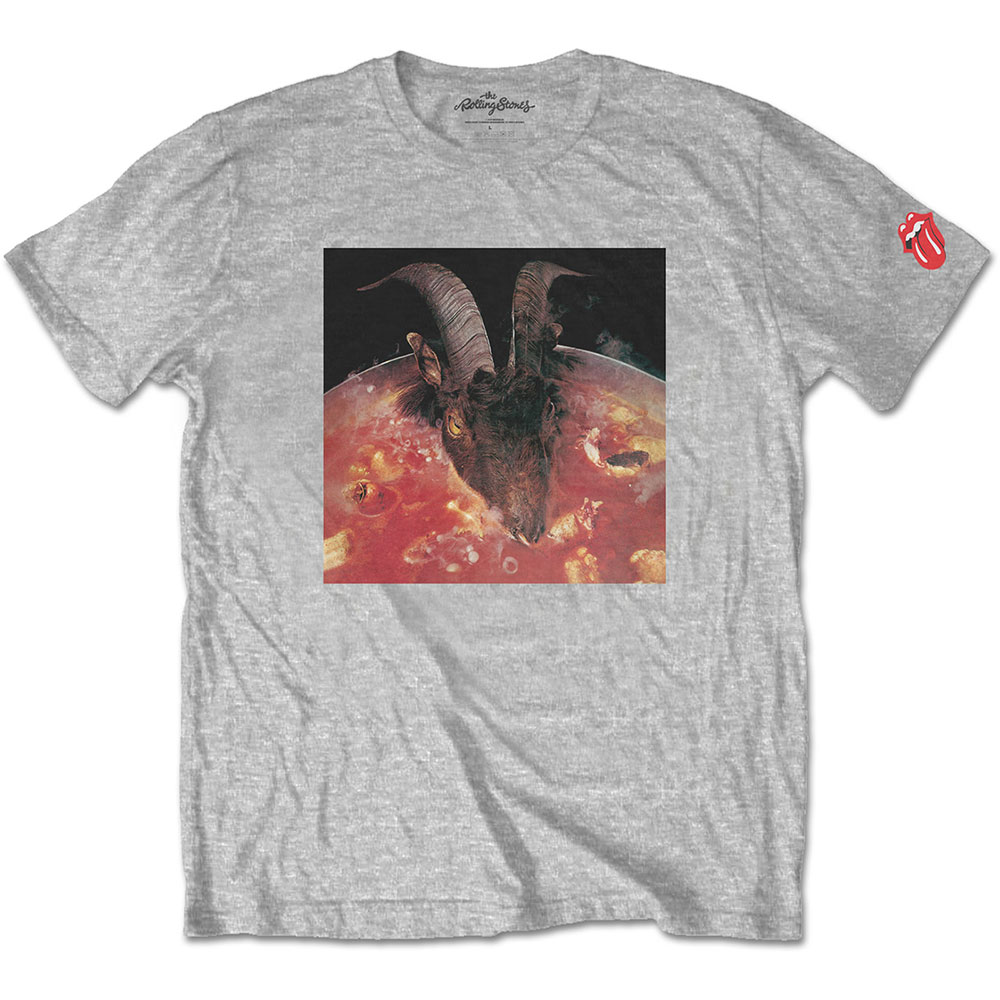 Tričko The Rolling Stones - Goats Head Soup, Unisex,Šedá,3XL