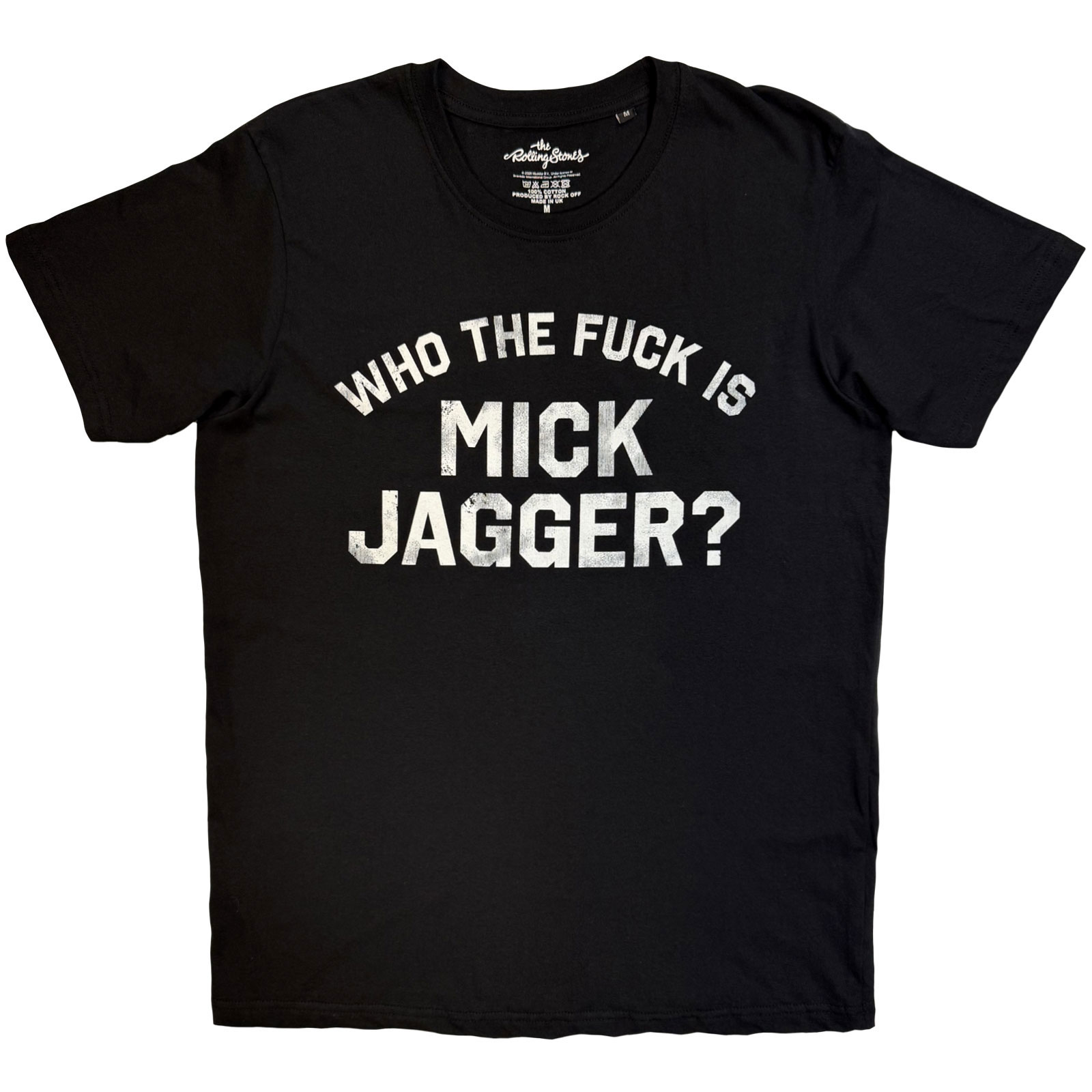 Tričko The Rolling Stones - Who the Fuck is Mick Jagger, Unisex,Čierna,XXL