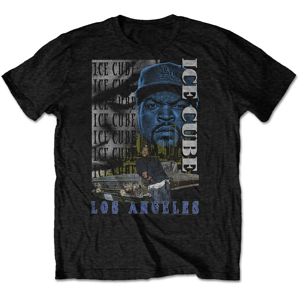 Tričko Ice Cube - Los Angeles, Unisex,Čierna,XXL