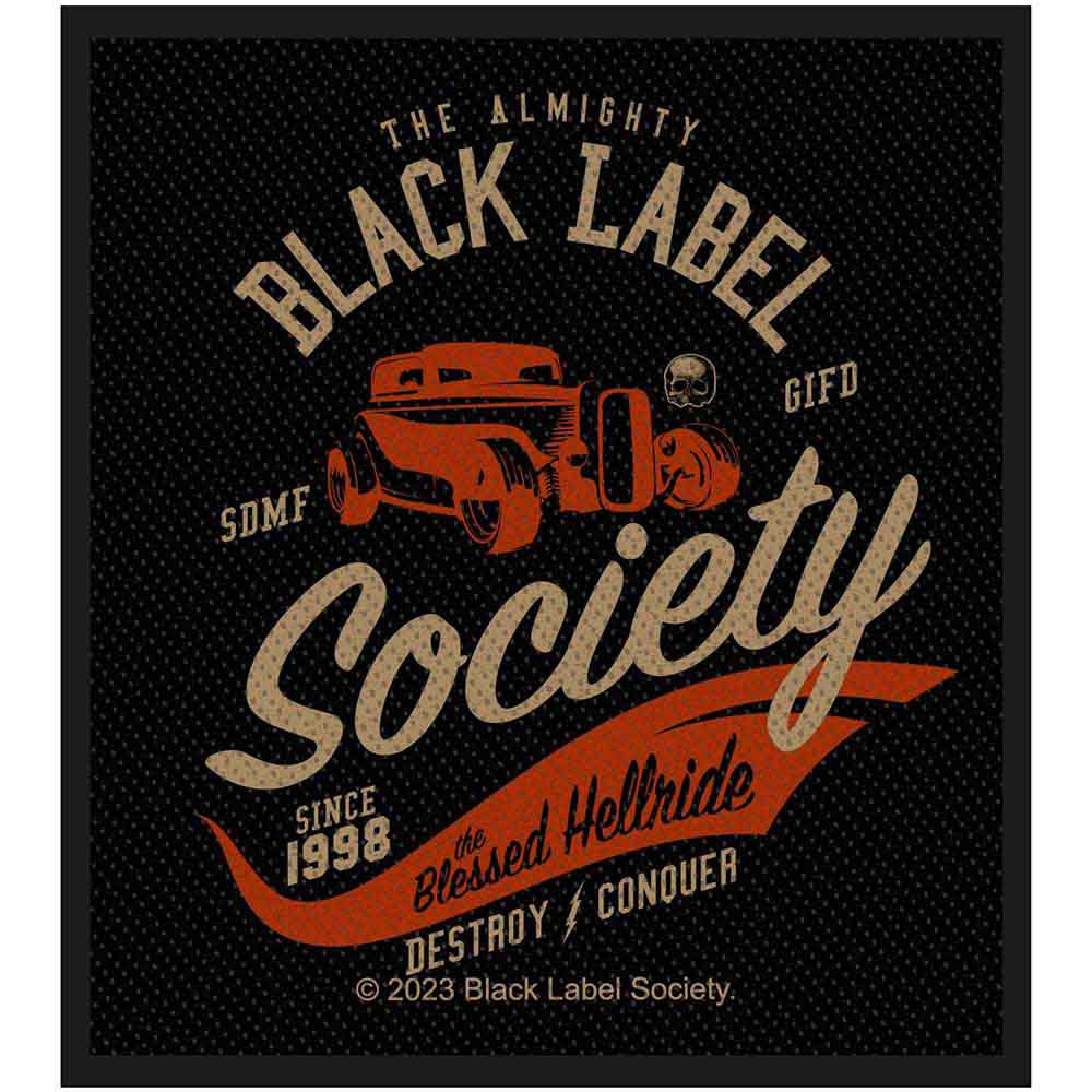 Nažehlovačka Black Label Society - The Blessed Hellride