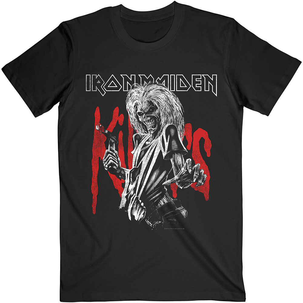 Tričko Iron Maiden - Killers Eddie Large Graphic Distress, Unisex,Čierna,M