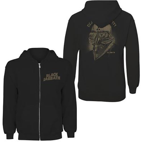 Mikina na zips Black Sabbath - Tour 1978, Žena,Čierna,XL