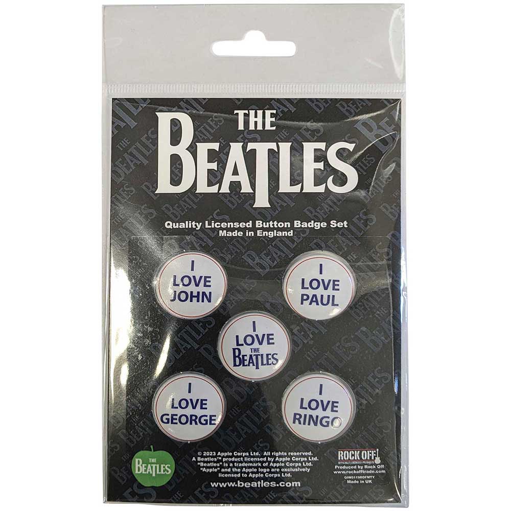 Odznak The Beatles - I Love The Beatles