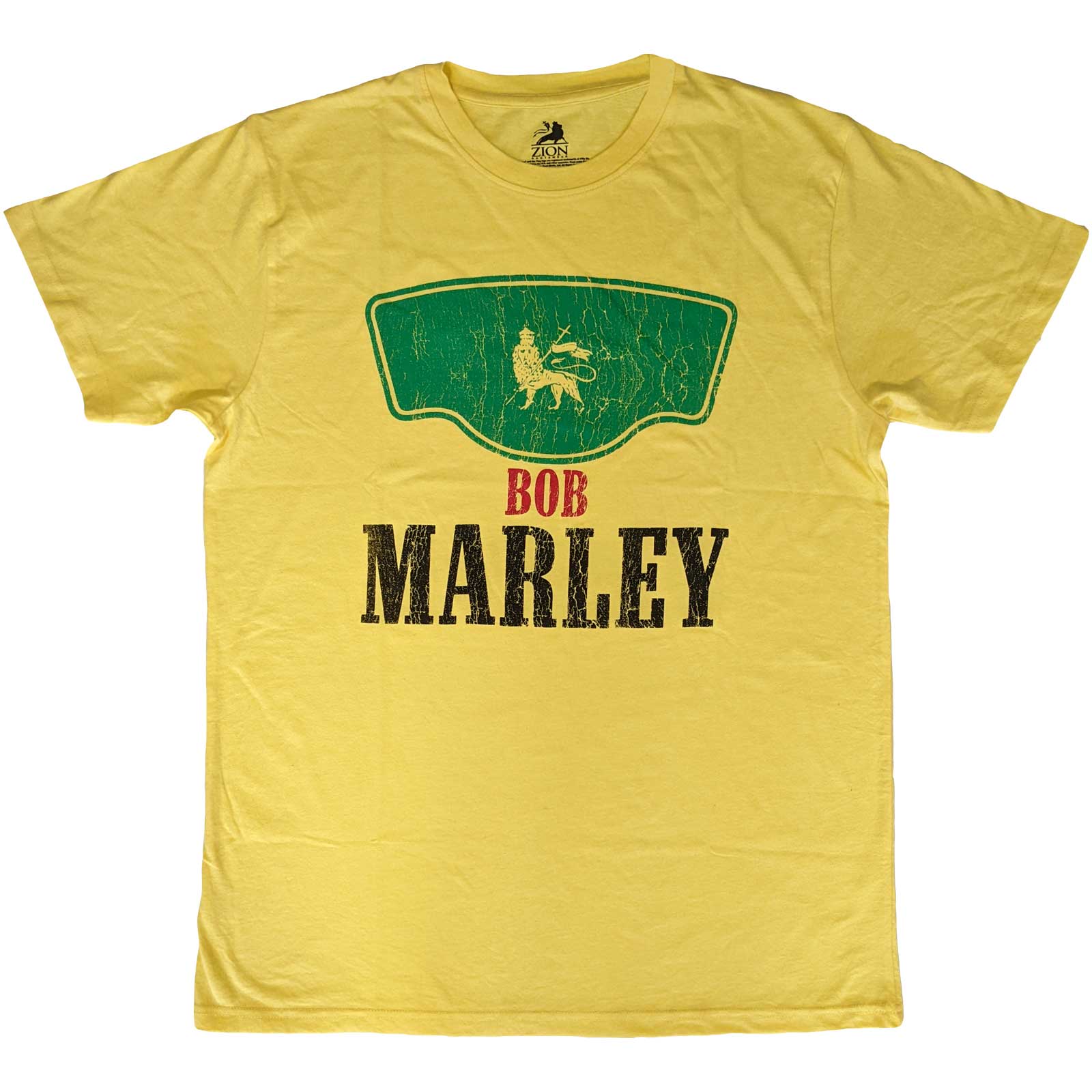 Tričko Bob Marley - Vintage Green Label, Unisex,Žltá,XXL