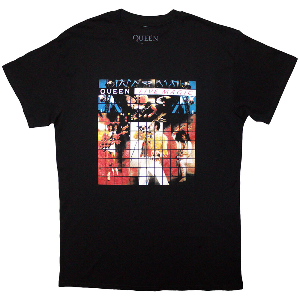 Tričko Queen - Live Magic, Unisex,Čierna,XXL