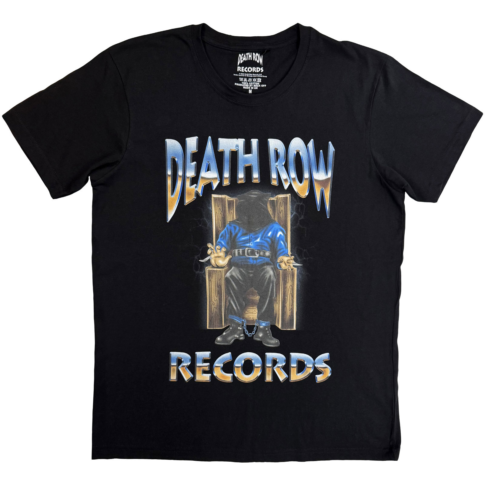Tričko Death Row records - Execution Full Colour, Unisex,Čierna,XXL