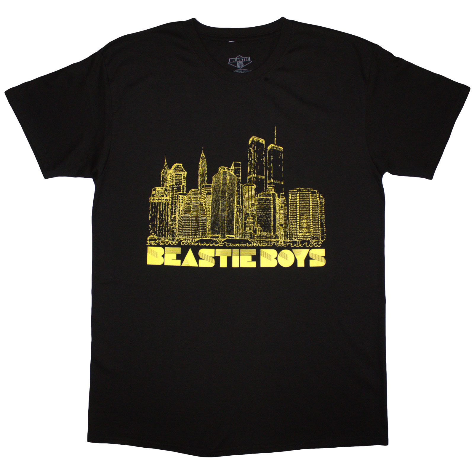 Tričko Beastie Boys - NYC Skyline, Unisex,Čierna,XXL