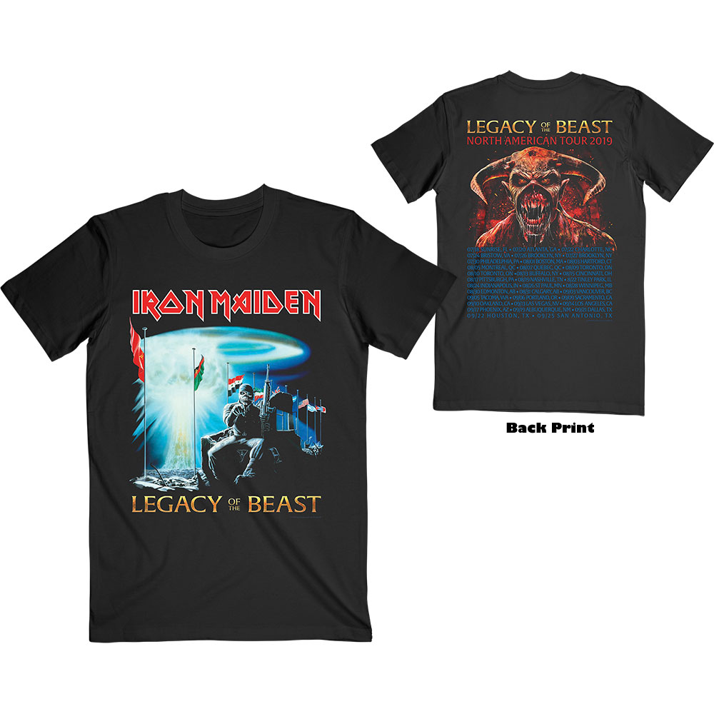 Tričko Iron Maiden - Two Minutes to Midnight, Unisex,Čierna,XXL