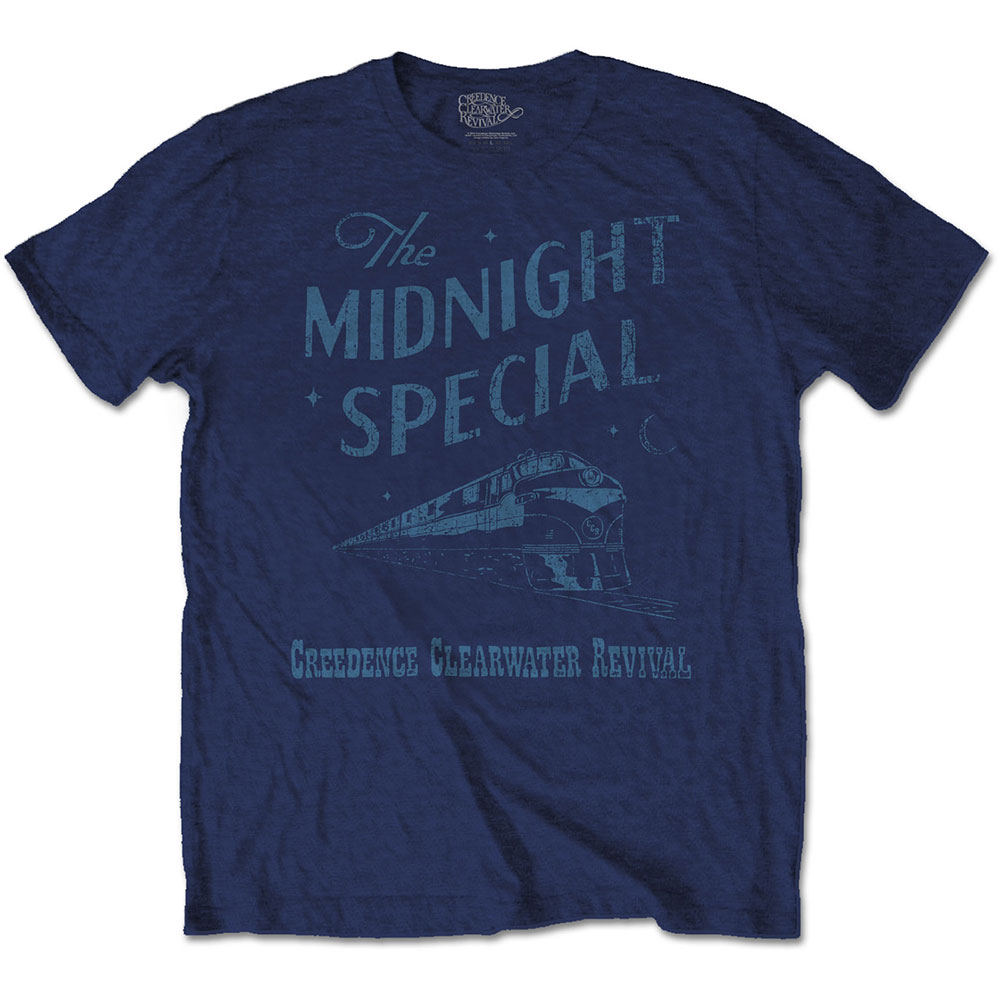 Tričko Creedence Clearwater Revival - Midnight Special, Unisex,Modrá,XL