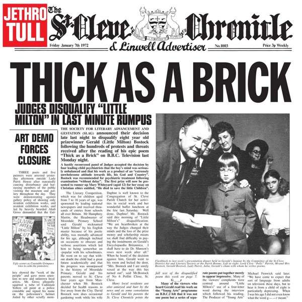 Vinyl Jethro Tull - THICK AS A BRICK