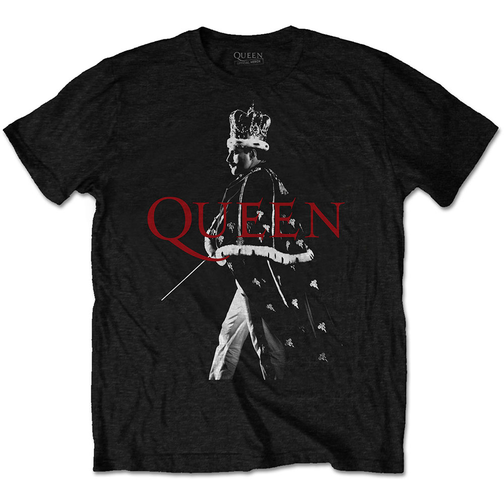 Tričko Queen - Freddie Crown, Unisex,Čierna,XXL