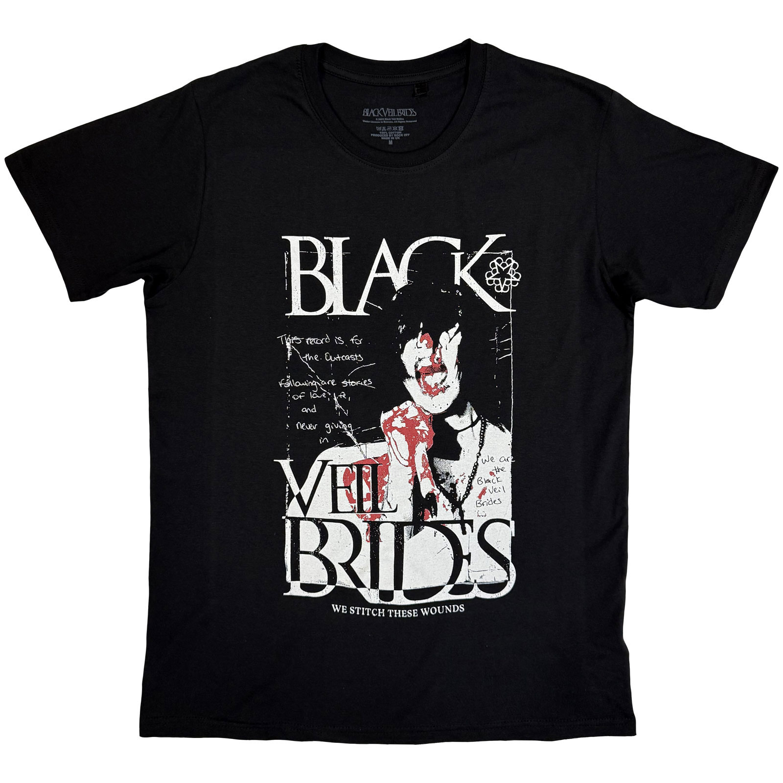 Tričko Black Veil Brides - Stitch These Wounds, Unisex,Čierna,XL