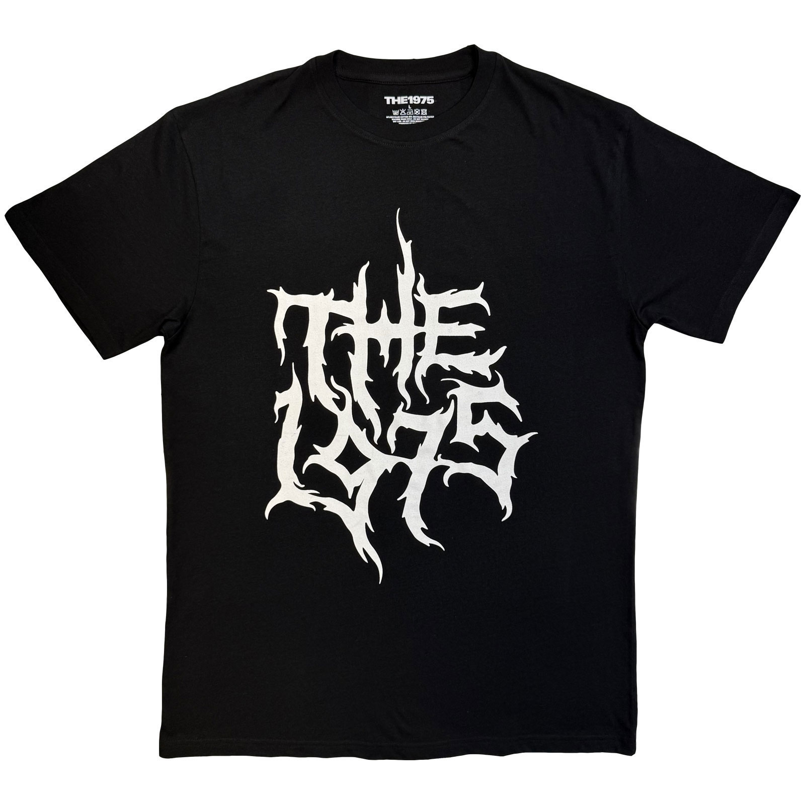 Tričko The 1975 - Metal Logo Mono, Unisex,Čierna,XXL