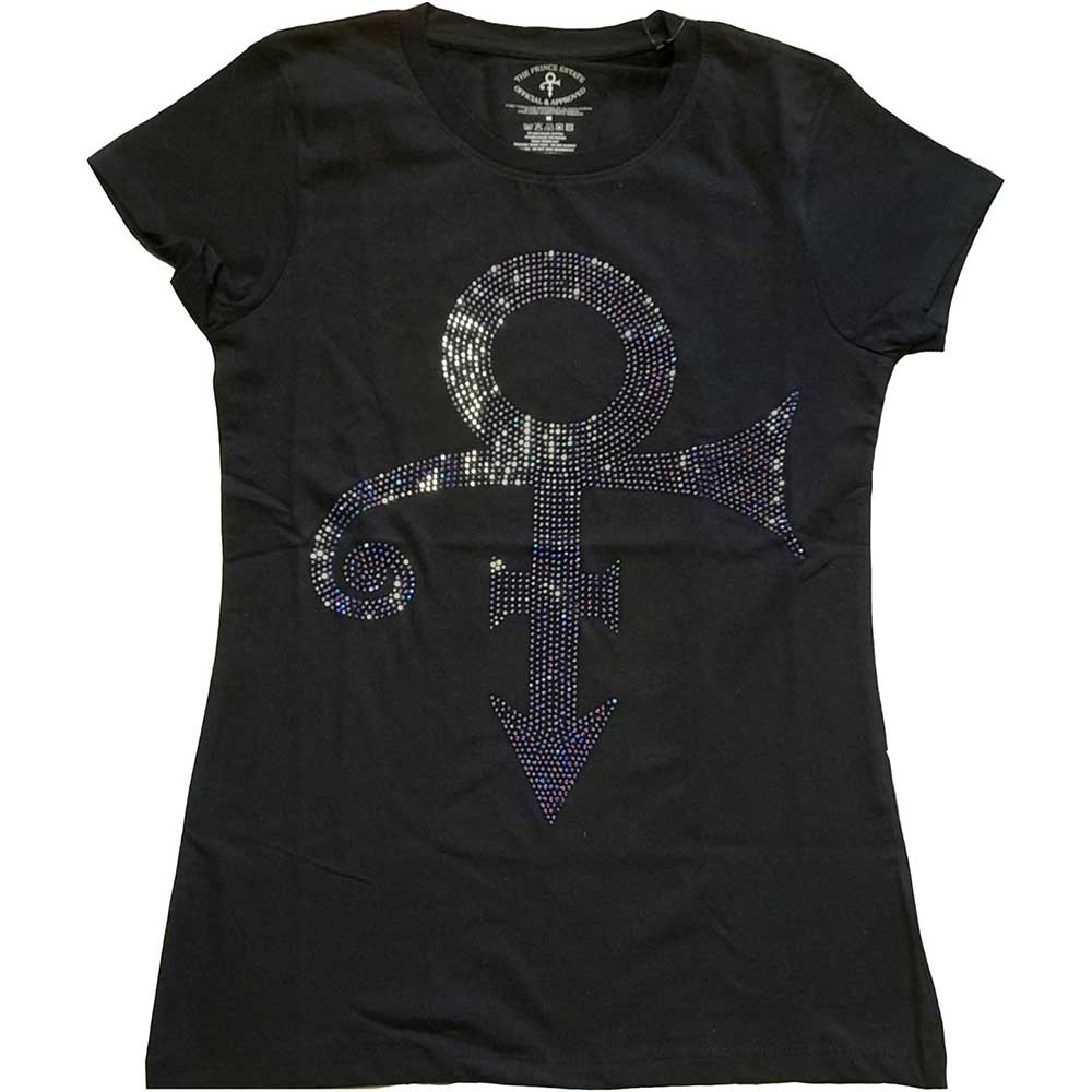 Tričko Prince - Purple Symbol, Žena,Čierna,XL
